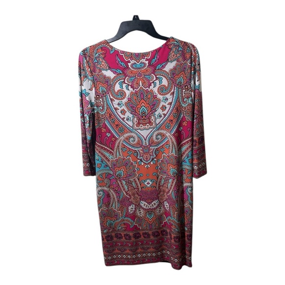 Tiana B. Multicolor Paisley with 3/4 lenght sleeve - Picture 2 of 4